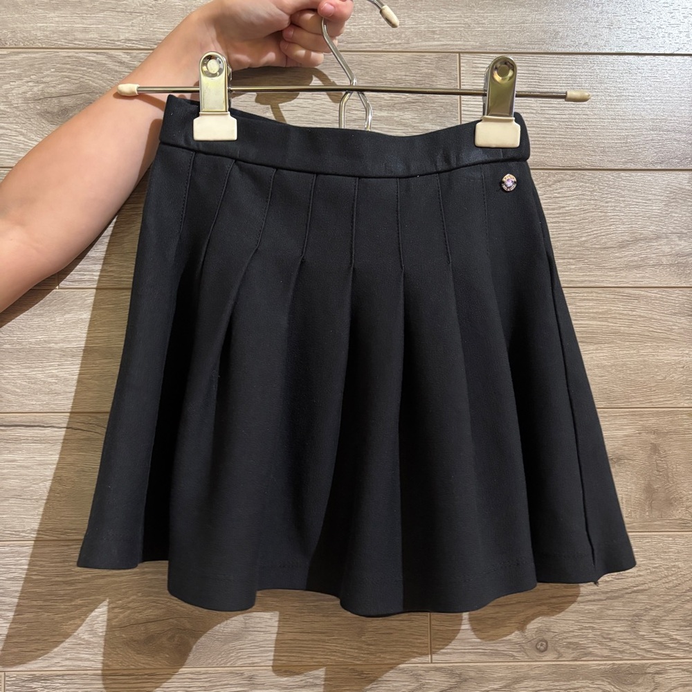 Zara Black Pleated Skirt, Girls Size 8